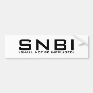 SNBI Bumpersticker