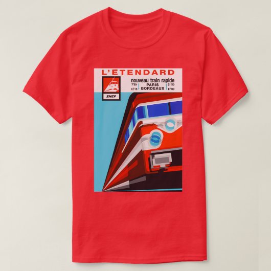 SNCF Bordeaux 1968 T-shirt (Design voorkant)