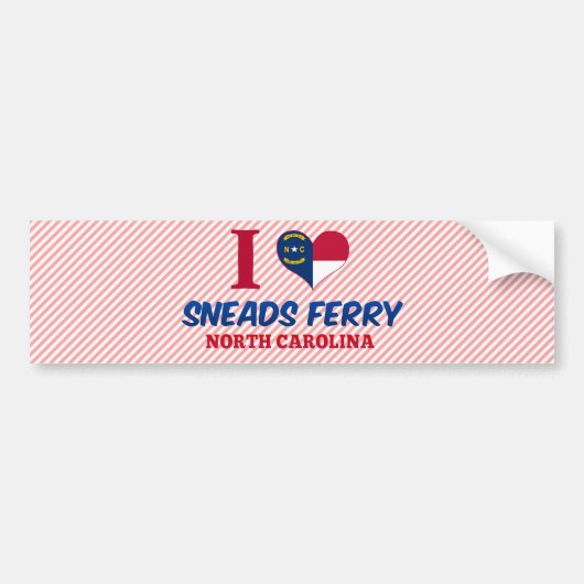 Sneads Ferry, North Carolina Bumpersticker (Voorkant)