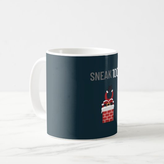 Sneak 100 Santa Claus Koffiemok (Voorkant links)