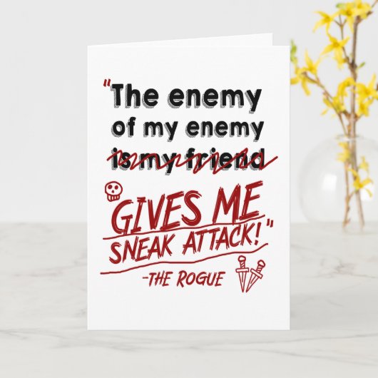 Sneak Attack Kaart (Gele Bloem)