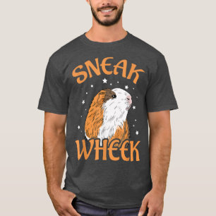 Sneak-piekontwerp voor een eigenaar van een cavia t-shirt