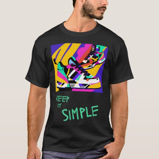 Sneaker Art - Pop Art T-shirt (Voorkant)