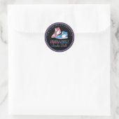 Sneaker Bal Geslacht Reveal Ronde Sticker (Tas)