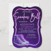Sneaker Ball Birthday Party Invitation Kaart (Voorkant)