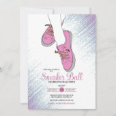 Sneaker Ball Birthday Party Invitation Kaart (Voorkant)