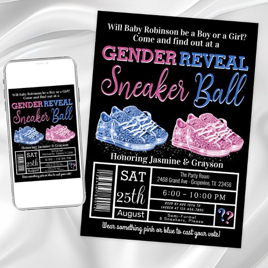 Sneaker Ball Gender onthullen Kaart