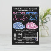 Sneaker Ball Gender onthullen Kaart (Staand voorkant)
