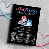 Sneaker Ball Geslacht Blauw of Roze Sneaker Kaart