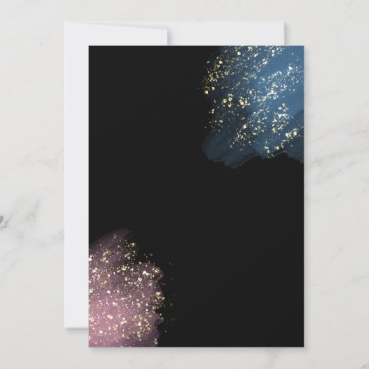 Sneaker Ball Geslacht Onthullen Blauw of Roze Kaart (Achterkant)