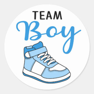 Sneaker Ball Team Boy geslacht onthullen Stickers