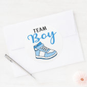 Sneaker Ball Team Boy geslacht onthullen Stickers (Envelop)