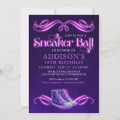 Sneaker Ball Verjaardag uitnodiging (Voorkant)