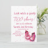 Sneaker Birthday, Sneaker 2e verjaardag Kaart (Staand voorkant)