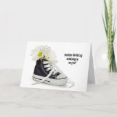 Sneaker en Daisy Birthday Kaart (Voorkant)