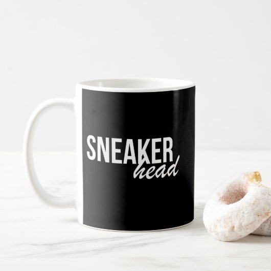 Sneaker Head Print Koffiemok (Met donut)