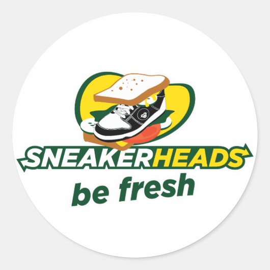 Sneaker Heads Sticker (Voorkant)