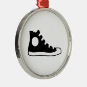 Sneaker hoog metalen ornament (Rechts)