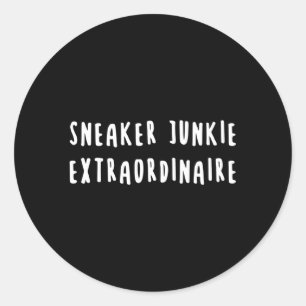 Sneaker Junkie Sneakerhead Schoenenverzamelaar Snk Ronde Sticker