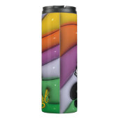 Sneaker Meisje 3d Opgeblazen effect Tumbler Thermosbeker (Achterkant)