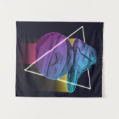 SNEAKER MET BALL Basketball Blanket Wandkleed (Voorkant (horizontaal))