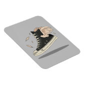 Sneaker met Wings Sneaker Head Magneet (Rechterzijde)