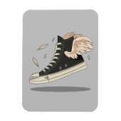 Sneaker met Wings Sneaker Head Magneet (Verticaal)