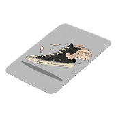 Sneaker met Wings Sneaker Head Magneet (Linkerzijde)