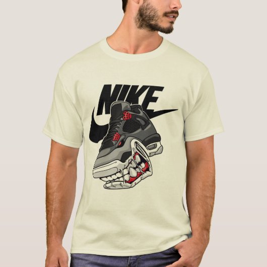 Sneaker Monster – Aggressive Streetwear Shoe Graph T-shirt (Voorkant)