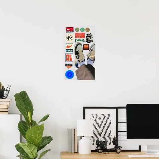  Sneaker Poster Digitaal downloaden (Thuiskantoor)