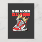 Sneaker Queen Sneaker hoofd Feestdagenkaart (Voorkant)
