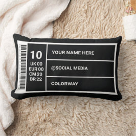 Sneaker Room Decor Shoe Box Label Lum Kussen