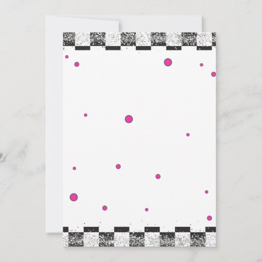 Sneaker Verjaardag, Glitter Kaart (Achterkant)