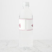 Sneaker Verjaardag, Glitter Sweet 16 Waterfles Etiket (Achterkant)