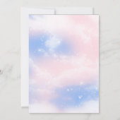 Sneakerbal geslacht onthulling baby shower kaart (Achterkant)