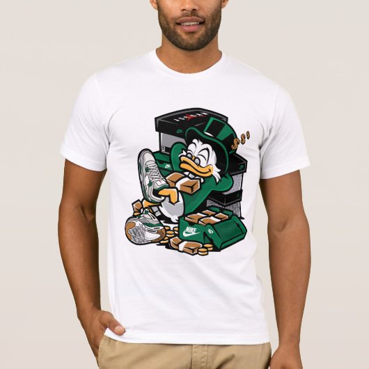 sneakerhead-eend t-shirt (Voorkant)