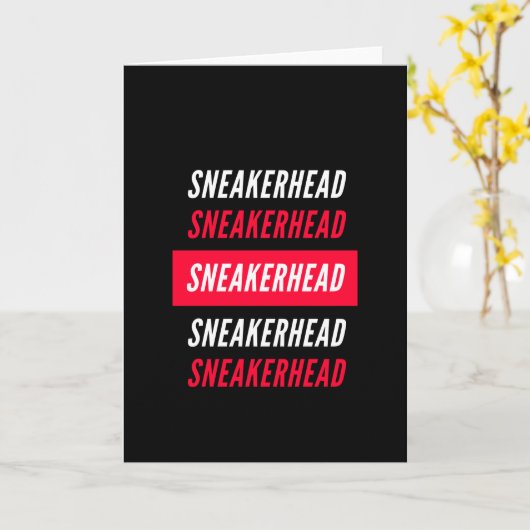 Sneakerhead Kaart (Gele Bloem)