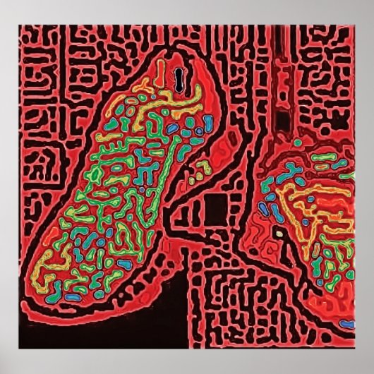 SneakerHead unaniem Poster (Voorkant)