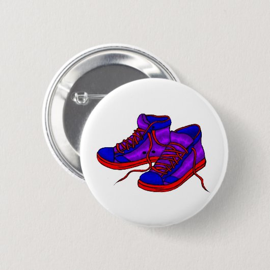 Sneakers Badge Ronde Button 5,7 Cm (Voorkant /achterkant)