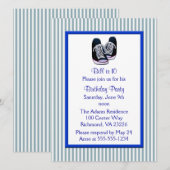 Sneakers Birthday Party Kaart (Voorkant / Achterkant)