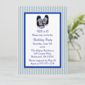 Sneakers Birthday Party Kaart (Staand voorkant)