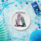 Sneakers Boyvriend en Vriendin Papieren Bordje (Feest)