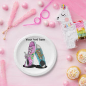 Sneakers Boyvriend en Vriendin Papieren Bordje (Feest)