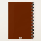 Sneakers en Daisies Impressionistisch Sinaasappel  Notitieboek (Achterkant)