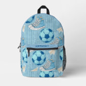 Sneakers en Football Terug naar school Bedrukte Rugzak (Voorkant)