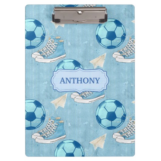 Sneakers en Football Terug naar school Klembord (Voorkant)