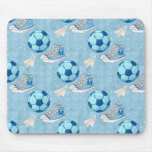 Sneakers en Football Terug naar school Muismat (Voorkant)