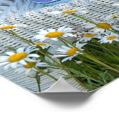 sneakers en madeliefje poster (Hoek)