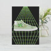 Sneakers Funny Frog Wild Dierenvriend Unieke Cadea Aankondiging (Staand voorkant)