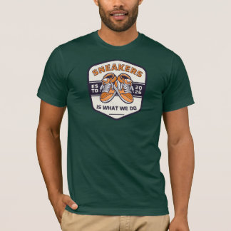 Sneakers is wat we doen beeld logo t-shirt